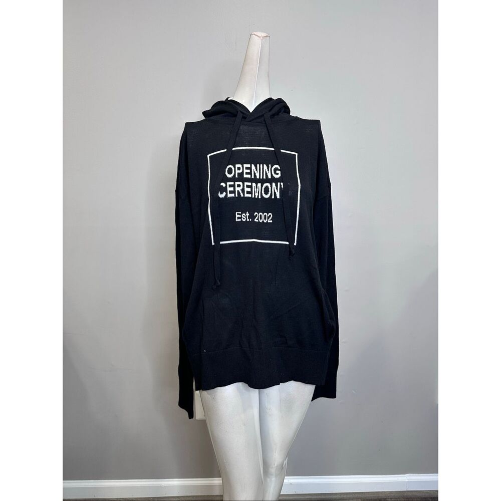 Opening Ceremony Box Logo Knit Hoodie XXS